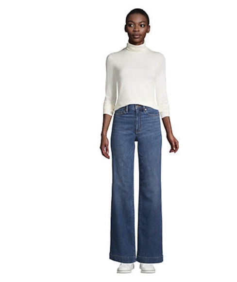 Leo and Nicole cream color turtle neck 3X - Picture 2 of 7